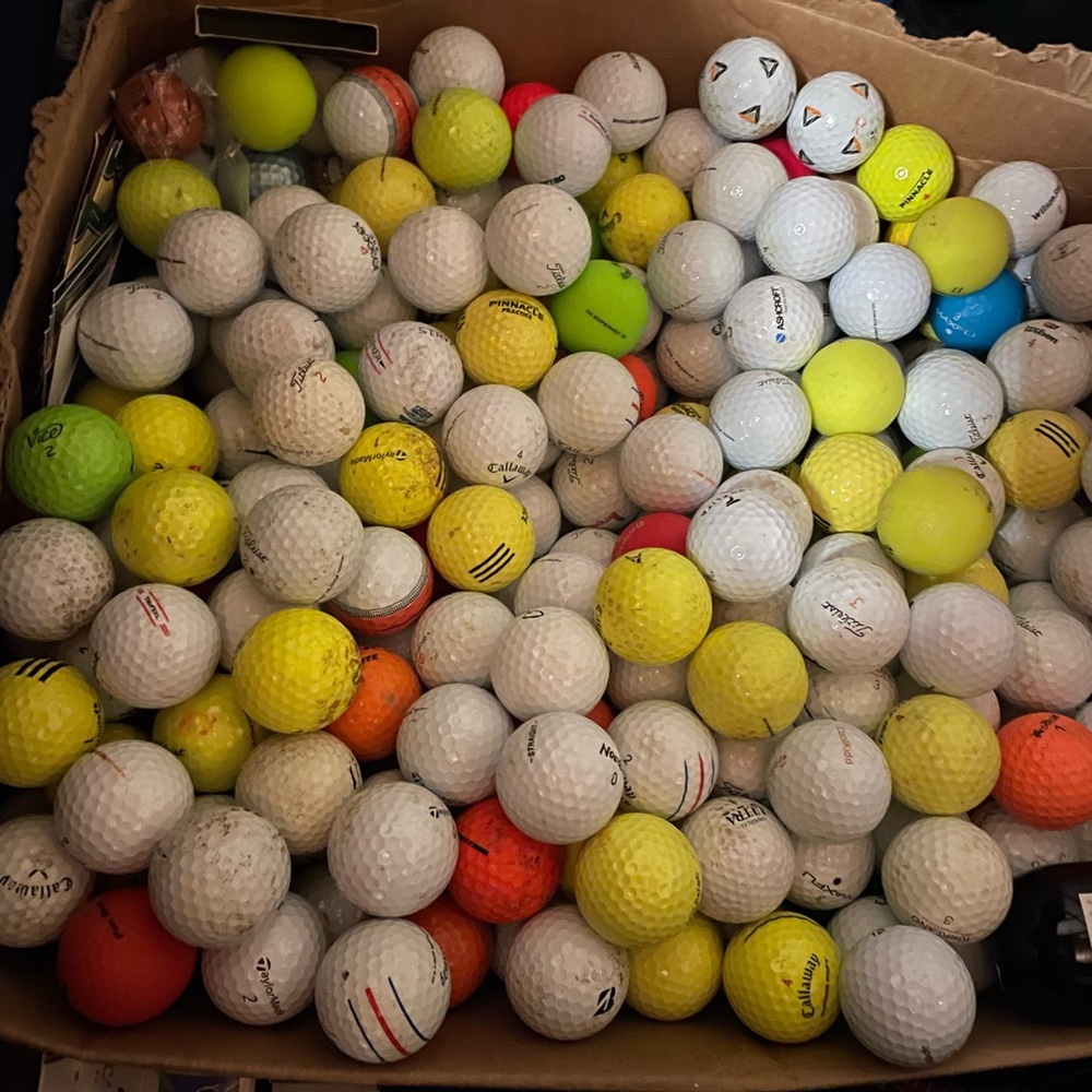 Set of 6 Used Golf Balls - Picture 2 of 2